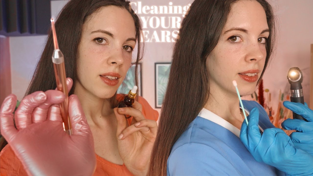 Twin ASMR Ear Cleaning On A Rainy Day (1st Person perspective)