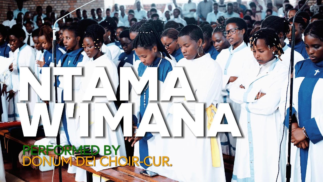 🟢AGNUS DEI ( NTAMA W'IMANA ) Live performed by DONUM DEI CHOIR-CUR At Kibeho Holy Land 2025.