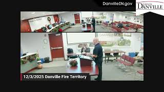 12/3/2025 Danville Fire Territory Executive Meeting