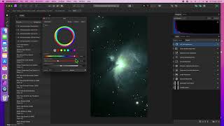 Orion Nebula with Seestar: Stacking and Editing with Affinity Photo