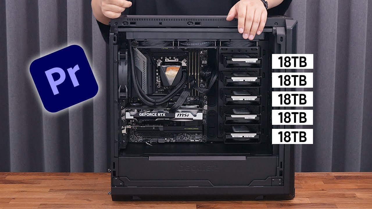 영상 편집용 컴퓨터 새로 조립했습니다. 내가 아직 인텔을 쓰는 이유...