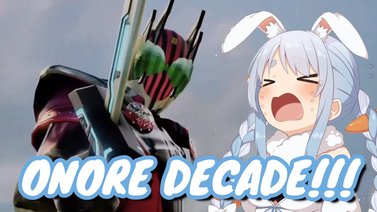 Pekora Faced Kamen Rider Decade in Soul Calibur 6 [Hololive/Eng Sub]