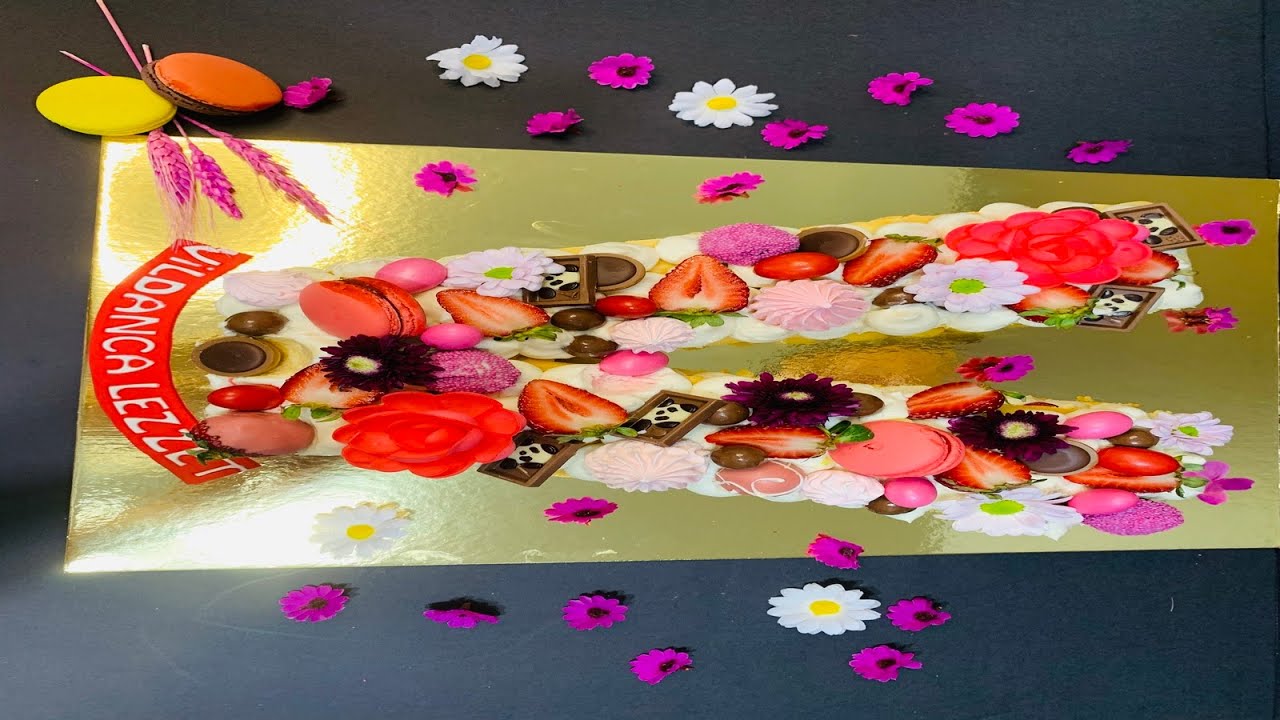 DOĞUM GÜNÜ PASTAMI KENDİM YAPTIM 🎂 V HARF PASTA 🧁 YouTube