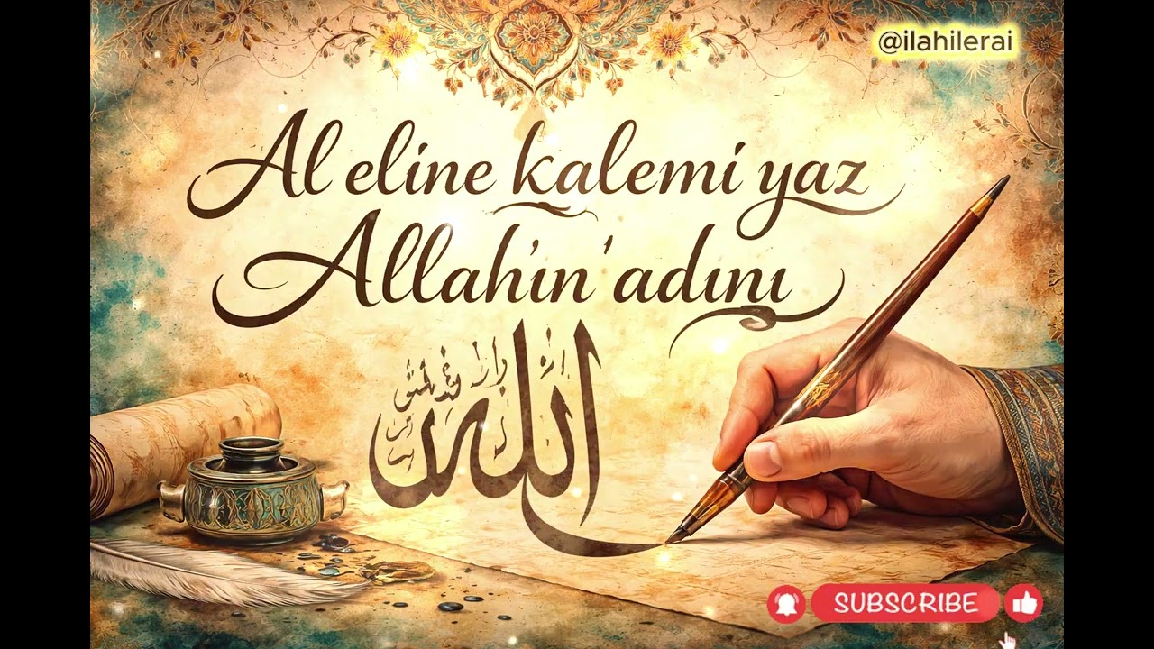 Al Eline Kalemi Yaz Allah'ın Adını | Kalbinizdeki Huzuru Bulun