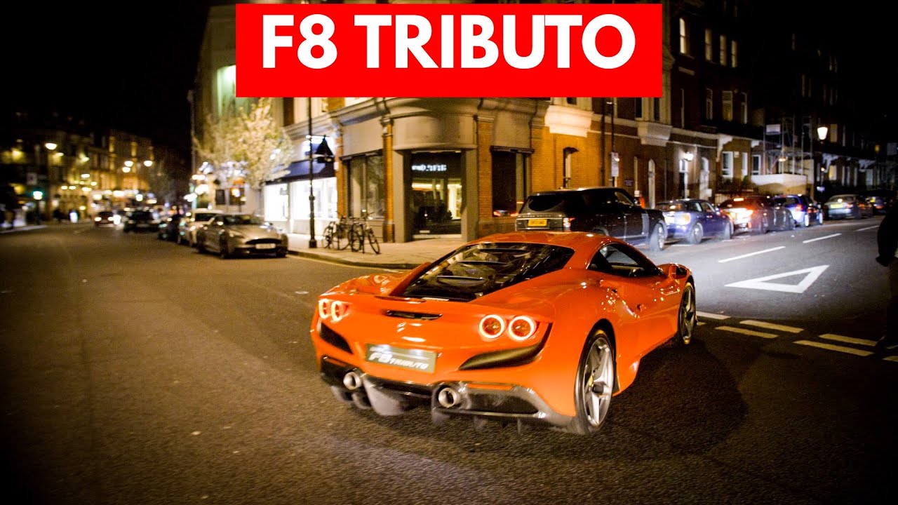 Ferrari F8 Tributo Spotted Driving In London