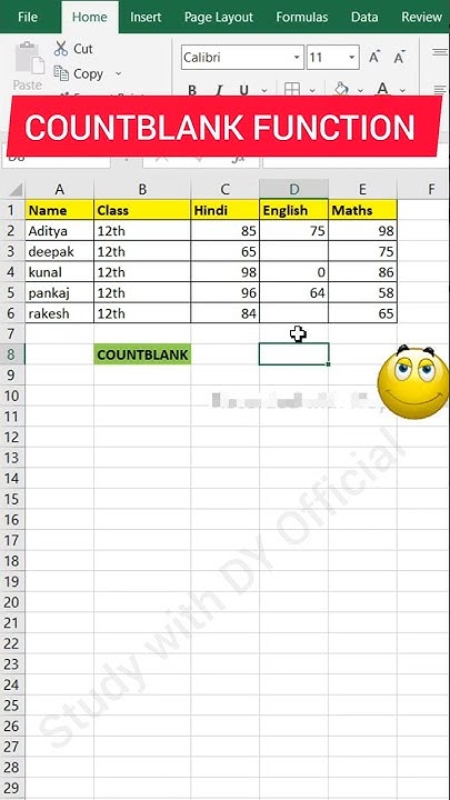 countblank-function-in-excel-count-blank-cells-in-excel-shorts