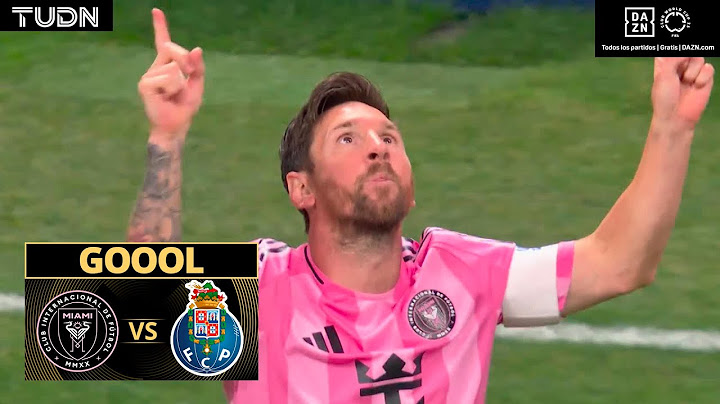 ¡MESSI LO DA VUELTA! Golazo del 10 | Inter Miami vs Porto | Mundial de Clubes de la FIFA 2025 | TUDN