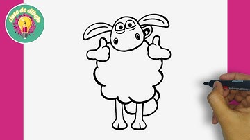 HOW TO DRAW TIMMY FROM SHAUN THE SHEEP