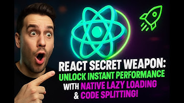 React Secret Weapon: Unlock Instant Performance with Native Lazy Loading & Code Splitting!