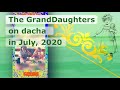 The GrandDaughters on dacha in July, 2020