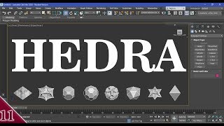 #11|| HEDRA || EXTENDED PRIMITIVES || 3DS MAX FULL MODELING TUTORIAL IN HINDI ||