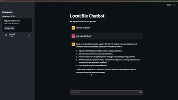 Local file Chatbot Ollama Streamlit