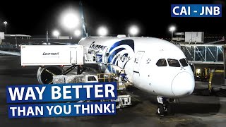 TRIP REPORT | Egyptair‘s SURPRISING Economy Class | Boeing 787-9 | Cairo - Johannesburg