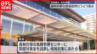【桜島噴火】政府が官邸対策室を設置  岸田首相が適時的確な情報提供を行うよう指示