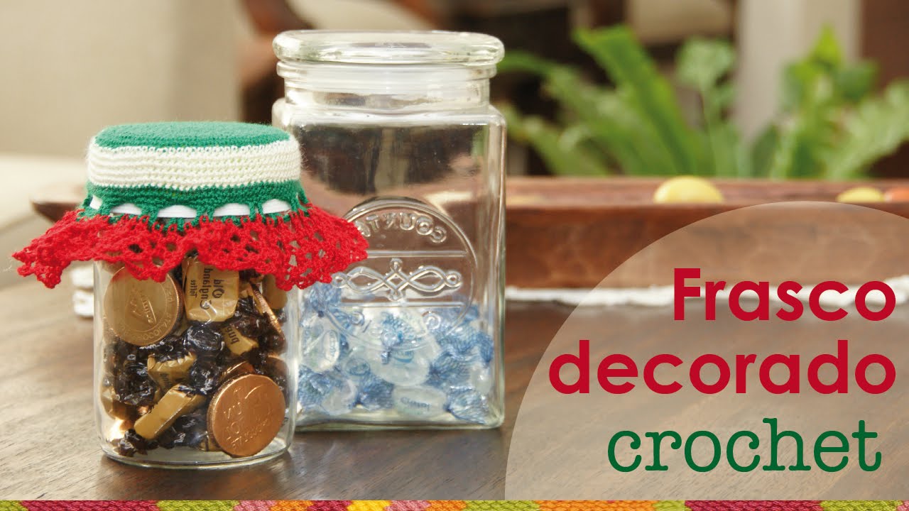 Cobertor de tapa de frasco tejido a crochet