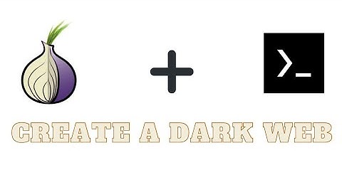 How to make a dark web using termux.