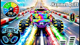 Mega Ramp Monster Car Racing 3D - Extreme Car Stunts -Android Gamepla #viral #monster truck screenshot 1