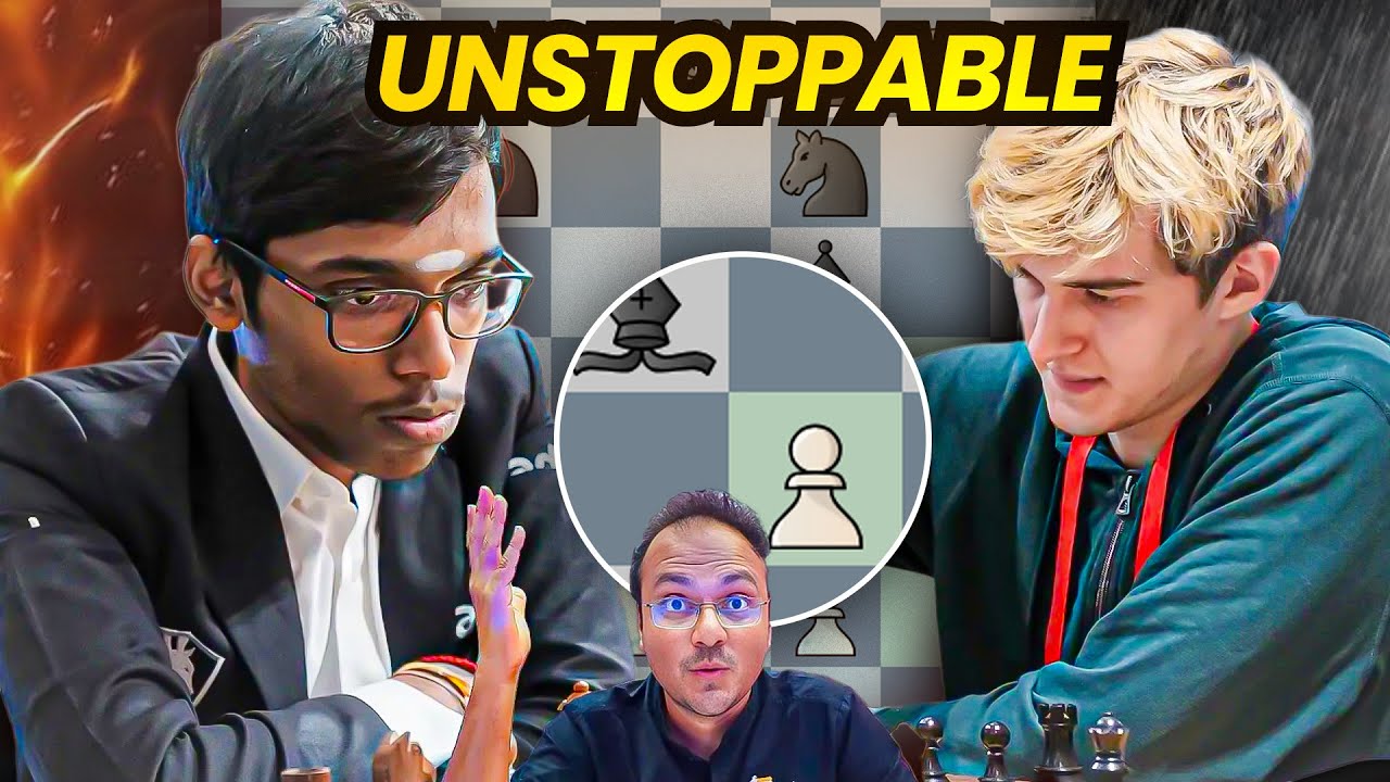 Красивый ферзевой эндшпиль Прагга против Нико Чейзина | XTX London Chess Open 2025