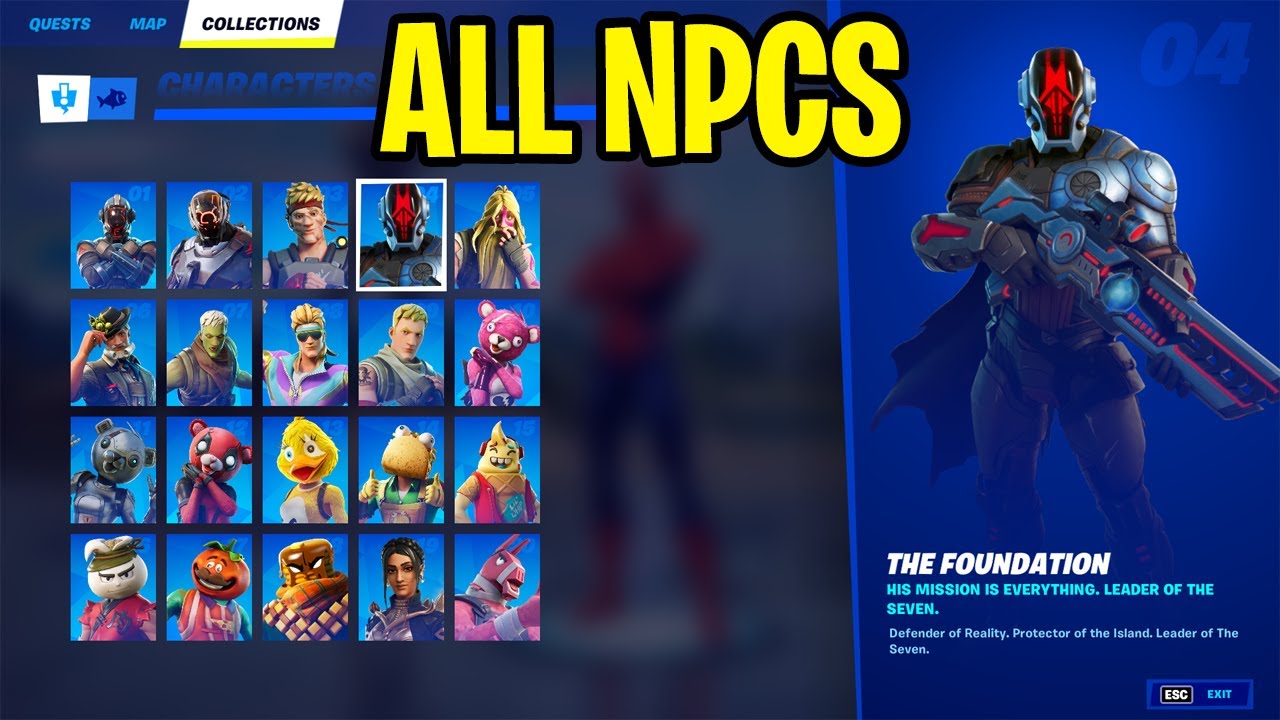 All 20 NPC / Character Locations in Fortnite Chapter 3 Season 1