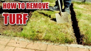 How to Remove Turf / Grass