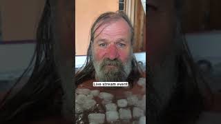 Wim Hof is training for his upcoming Live Stream event!