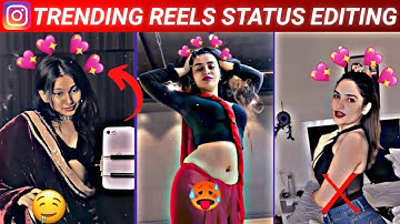 Trending Viral Status And Reels Video | Just one click Video Edit Without Watermark | Photo Se Video