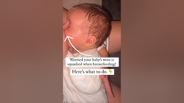 EASY technique to get a deeper latch! #breastfeeding #newborn #breastfeedingtips #newbornbaby