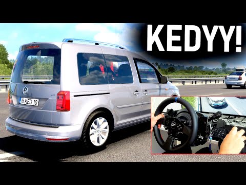 CADDY İLE MAKASLI YOLCULUK! (MİYAVVV) - VOLKSWAGEN CADDY MODU - ETS 2 T300RS GT