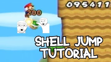 1-3 Shell Jump Tutorial (Low%) - New Super Mario Bros. Wii
