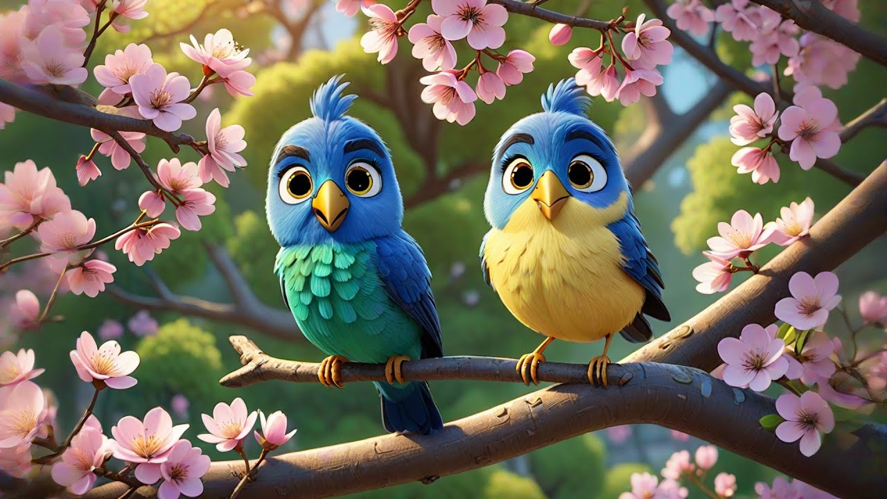 Six Chirping Birds Learn Their Notes | Musical Learning Song for Kids | Nursery Rhyme for Toddlers