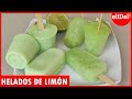 ✅cómo hacer HELADOS DE LIMÓN🍋 2 presentaciones CREMOSOS y REFRESCANTES para negocio