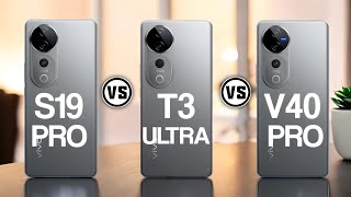 Vivo S19 Pro Vs Vivo T3 Ultra Vs Vivo V40 Pro. #Trakontech