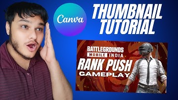 How To Make BGMI Thumbnail In CANVA | Hindi Tutorial