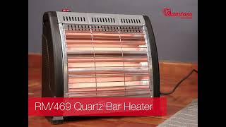 Ramtons | Quartz Electric Bar Heater | 400-1200 watts - RM/469