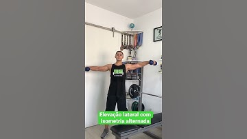 Elevação lateral com isometria alternada #shorts