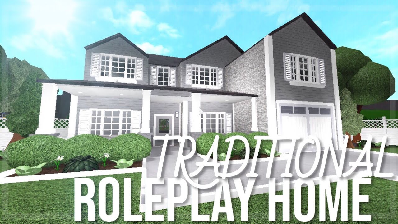  Traditional Roleplay Home 110k Roblox Bloxburg 