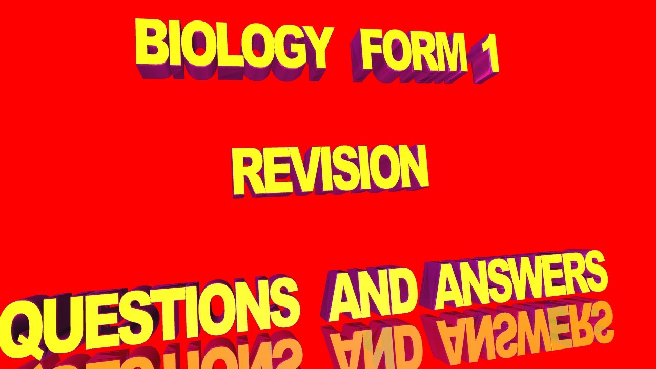 biology essay kcse 2022