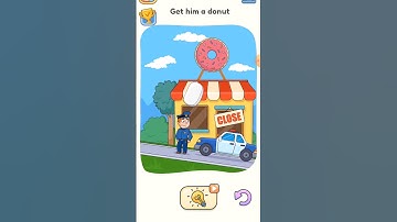 Dop 5 (delete one part) - level 20 - walkthrough solutions - get him a donut