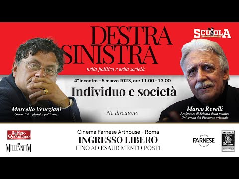 Scuola del Fatto, l'individualismo è di destra o di sinistra? Veneziani e Revelli a confronto