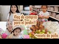 Vlog de compras para el jardín!! 🙈 + haul de ropa+ receta de pollo ( les va a encantar)❤️