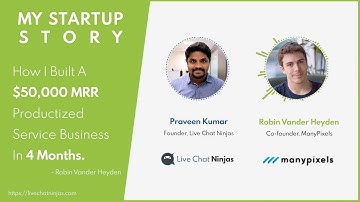 How I built a $50,000 MRR productized service business - Manypixels founder, Robin Vander Heyden