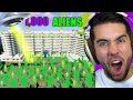 I Built The World's STRONGEST Alien Defense In Minecraft (4,000 Aliens)