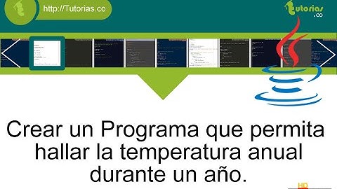 arrays – java (hallar la temperatura anual)
