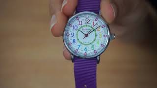 Easyread Time Teacher Rainbow 24 Hour Watch