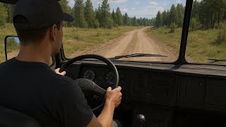 Driving a KAMAZ Truck on Off-Road Terrain! Realistic Gameplay 🚚🔥 screenshot 2