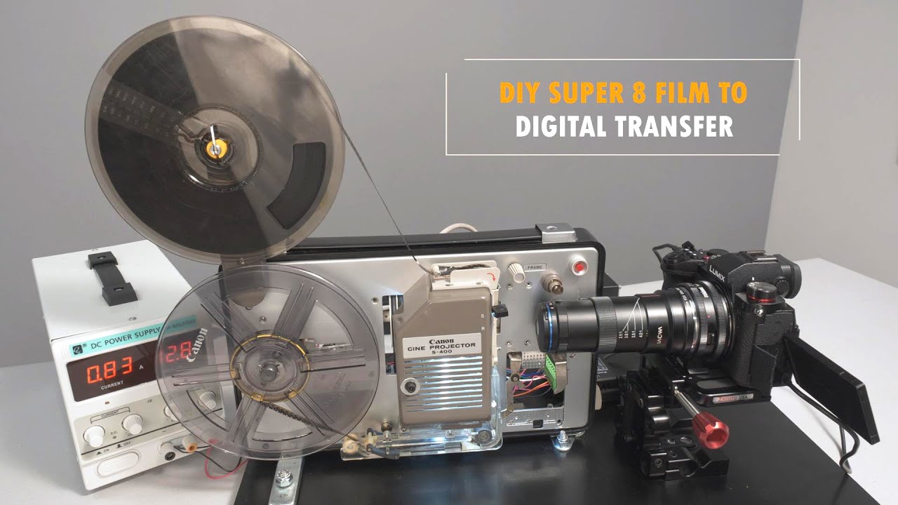 DIY Super 8 Movie Film to Digital Video Scanner/Transfer Device Telecine 