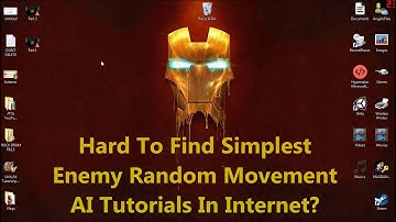 Unity 3D - Simple Enemy Random Movement AI | Review Only