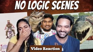 No Logic Scenes Kodumaigal Troll Video Reaction 🤣😁😱🙄| Empty Hand | Tamil Couple Reaction