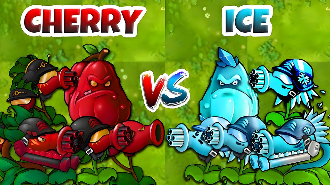 PVZ Fusion 3.4 Challenge - Team CHERRY vs ICE Plants Fusion vs Obsidian Gargantuar - Who Will Win?