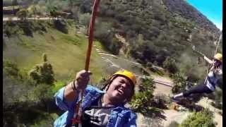 Ziplining through Ensenada, Mexico